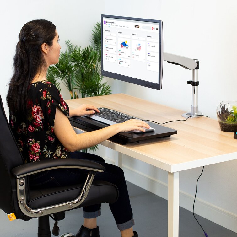 Chair with keyboard and best sale mouse platforms